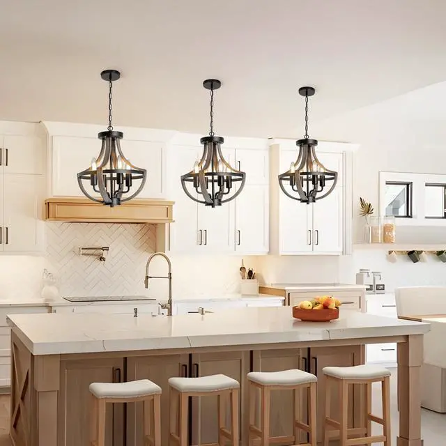 Alt view image 3 of 6 - Farmhouse Chandelier Ceiling Light