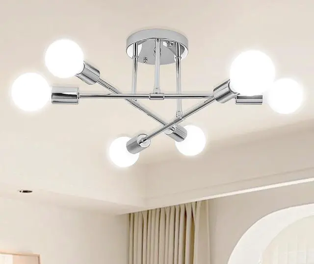 Main image of Ceiling Light 6 Lights Chandelier Ceiling Light for Living Room