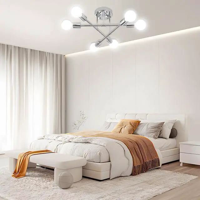 Alt view image 2 of 6 - Ceiling Light 6 Lights Chandelier Ceiling Light for Living Room