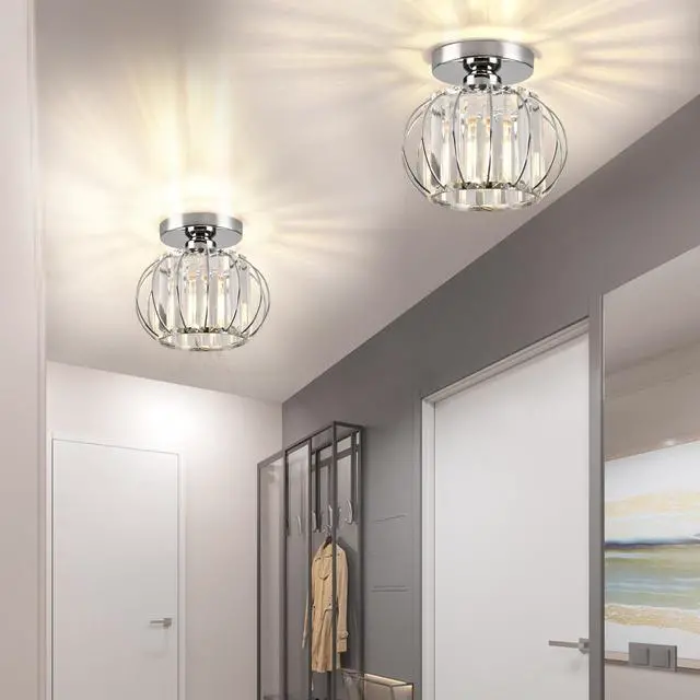 Alt view image 3 of 6 - Crystals Ceiling Light Fixtures Chandelier