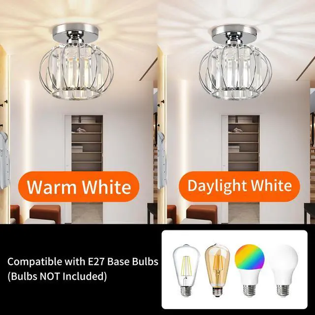 Alt view image 6 of 6 - Crystals Ceiling Light Fixtures Chandelier