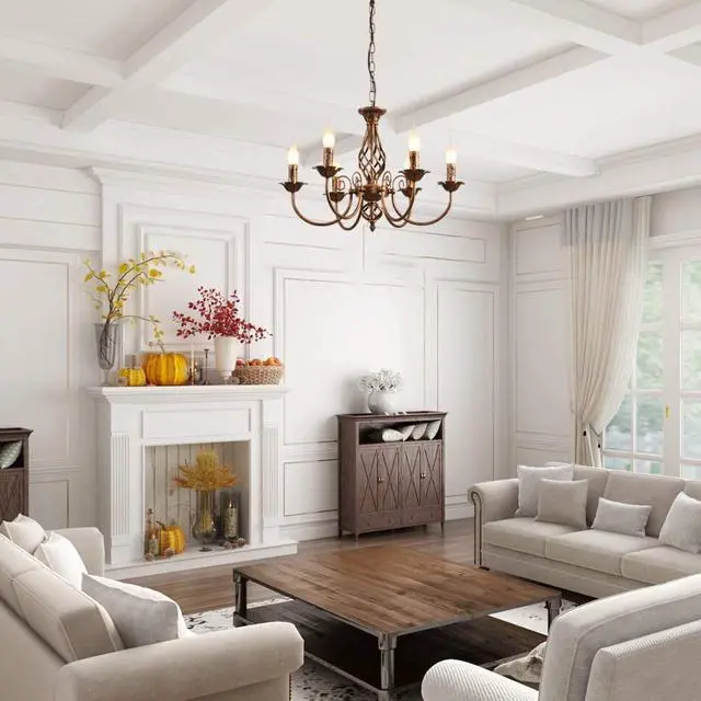Alt view image 2 of 6 - Traditional Country Style Chandelier