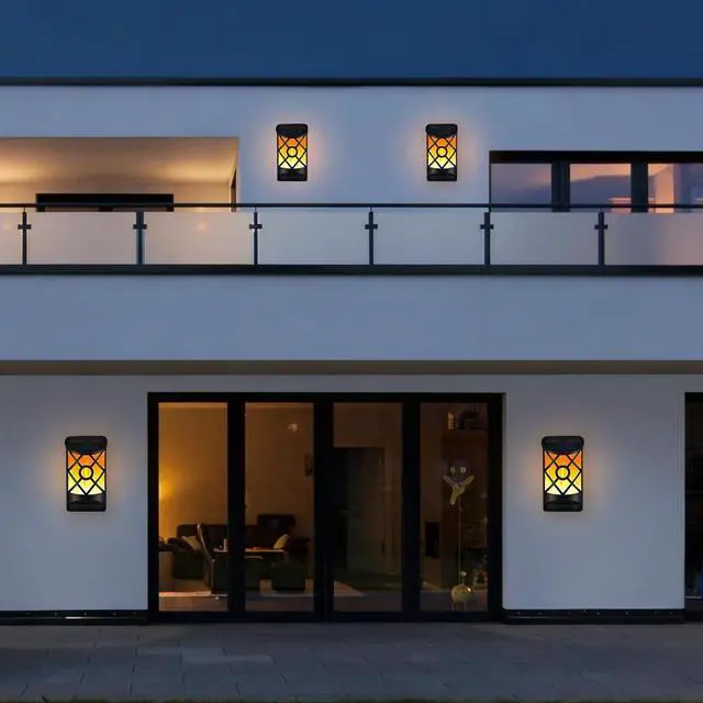 Alt view image 5 of 6 - 2PCS Solar Wall Lights Outdoor