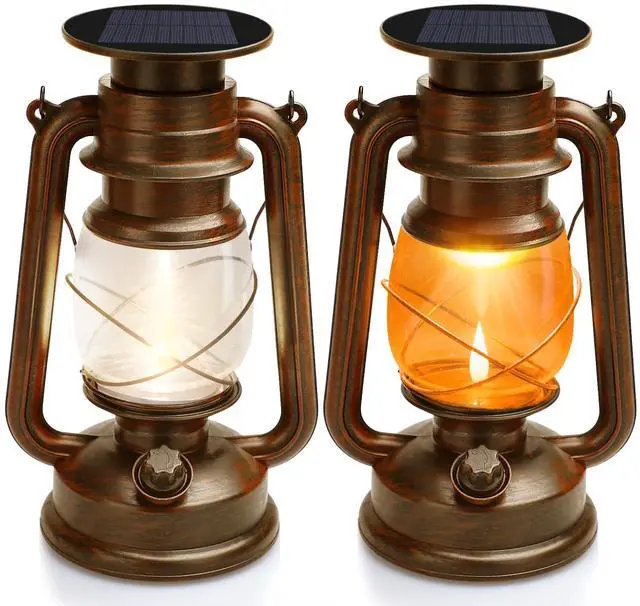 Main image of 2 Pack Vintage Solar Lantern
