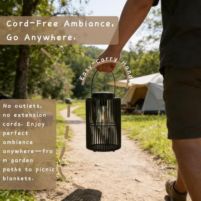 Alt view image 5 of 6 - Solar Lanterns Outdoor Waterproof