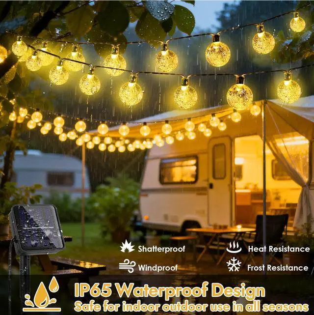 Alt view image 3 of 6 - Solar Lights Outdoor Garden 18M 100LED