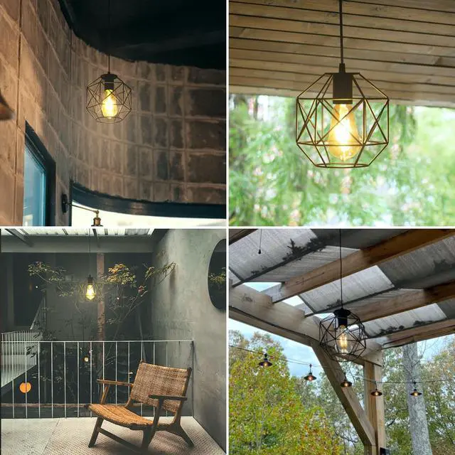 Alt view image 4 of 6 - Solar Pendant Lights Outdoor