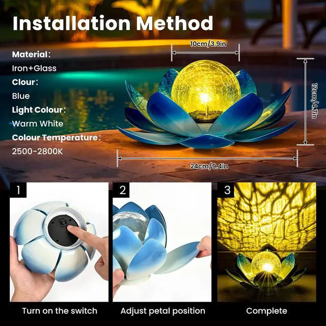 Alt view image 5 of 6 - Solar Lights Outdoor Garden Ornaments