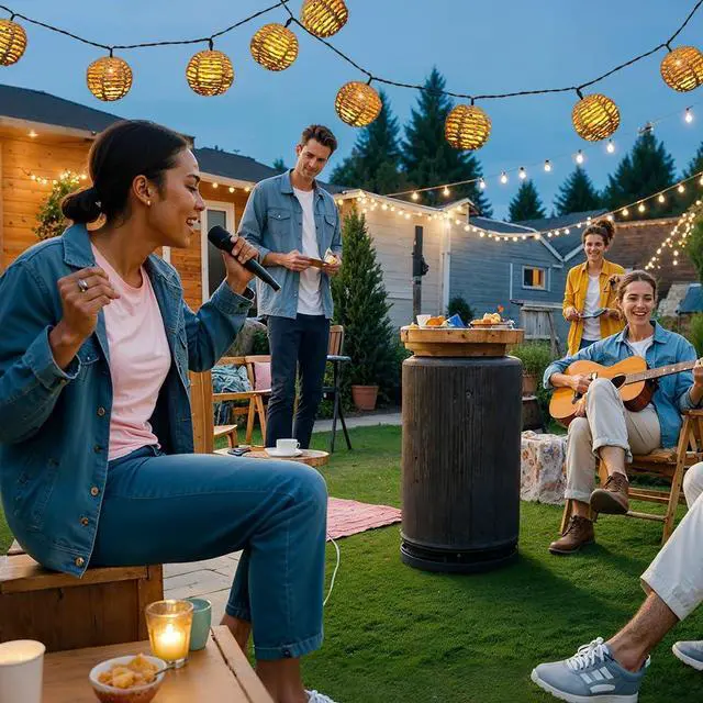 Alt view image 5 of 6 - Rattan Ball String Lights