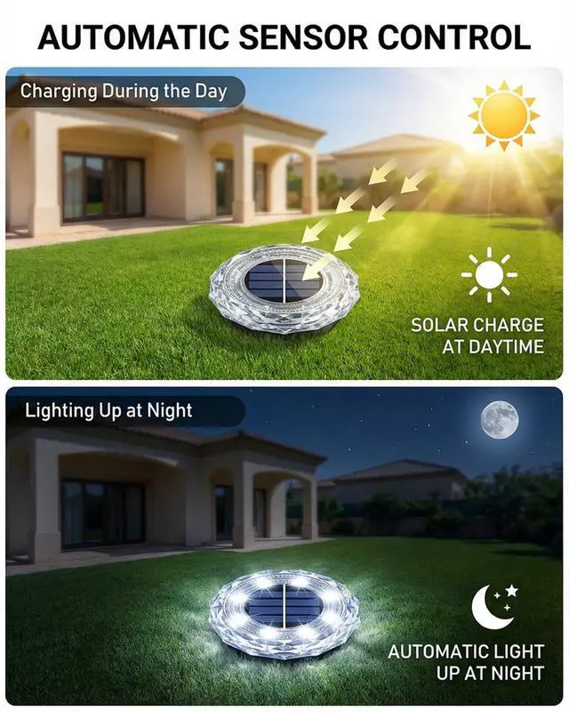 Alt view image 3 of 6 - 10 Pack Solar Lights Outdoor Garden