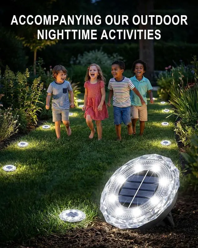Alt view image 6 of 6 - 10 Pack Solar Lights Outdoor Garden