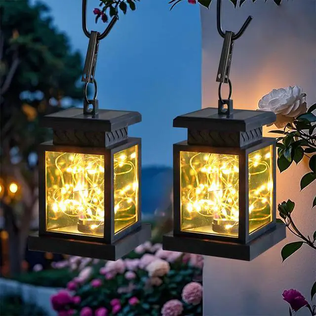 Alt view image 3 of 6 - Set of 6 Solar Lantern Lights Outdoor Waterproof
