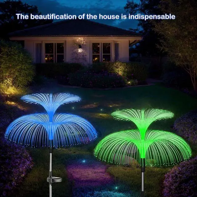 Alt view image 5 of 6 - 3 Pack 7 Color Changing Solar Garden Lights