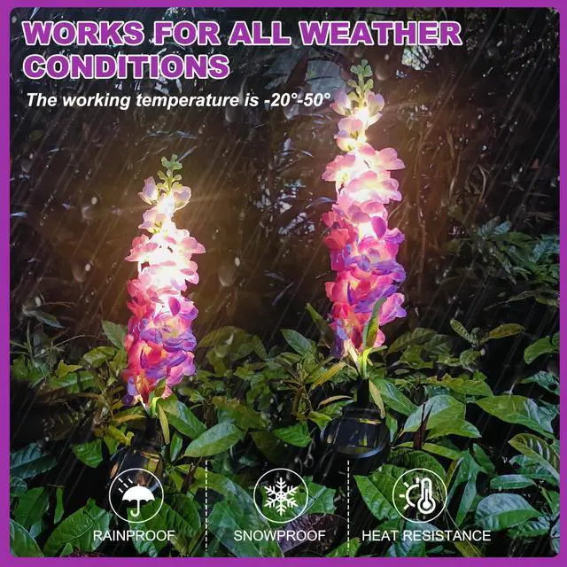 Alt view image 2 of 6 - Solar Lights Outdoor