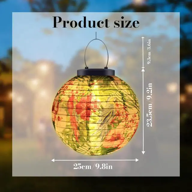 Alt view image 2 of 6 - 2PCS Solar Lights Outdoor Garden Lantern