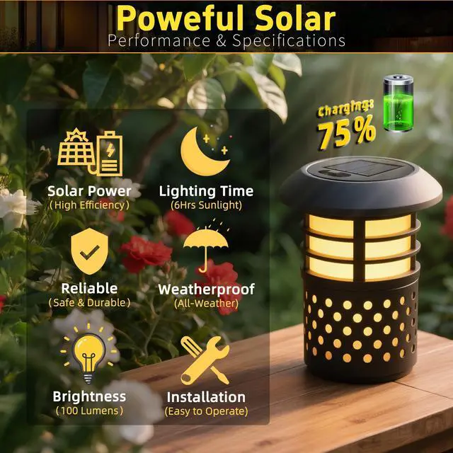 Alt view image 4 of 6 - 2 Pack*Replacement Solar Panels for Garden Lantern Lights
