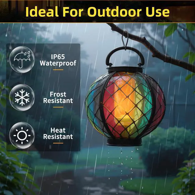 Alt view image 5 of 6 - 2 Pack*Replacement Solar Panels for Garden Lantern Lights