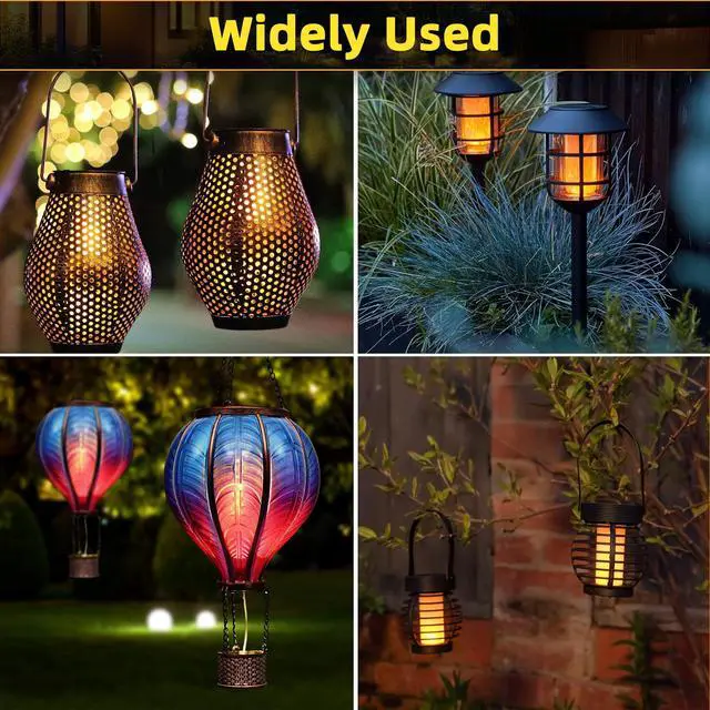 Alt view image 6 of 6 - 2 Pack*Replacement Solar Panels for Garden Lantern Lights