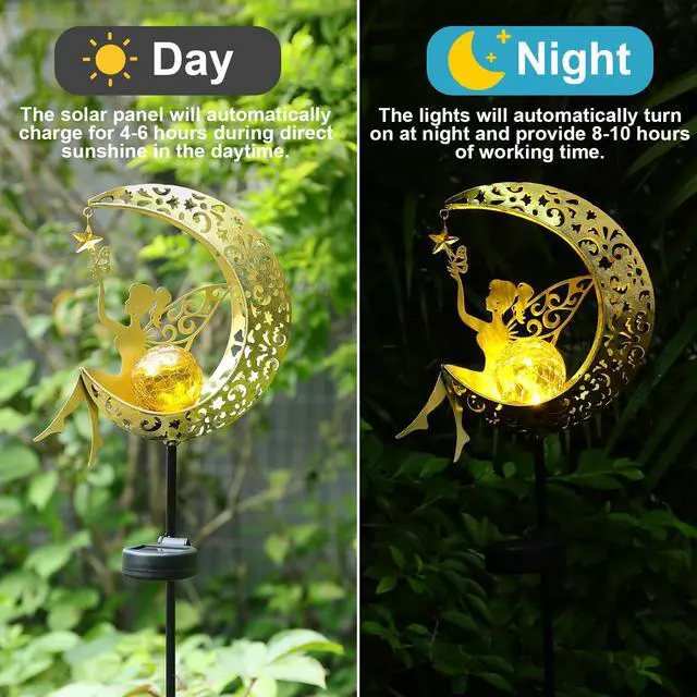 Alt view image 3 of 6 - Solar Lights Garden Decorations