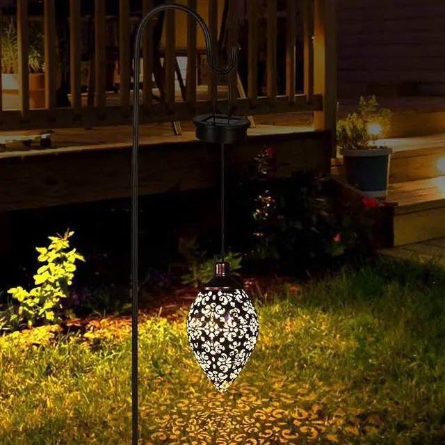 Alt view image 2 of 5 - Outdoor Hanging Garden Lights Metal Lamp for Patio