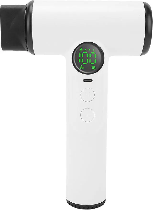 Alt view image 3 of 7 - USB Hair Dryer Fast Charging 30000 RPM Wireless Blow Dryer