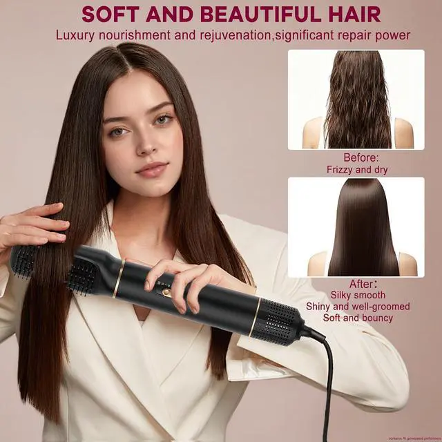 Alt view image 4 of 7 - Hair Dryer Brush 5-in-1 Hot Air Brush