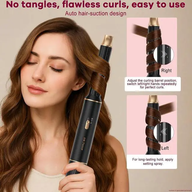 Alt view image 3 of 7 - Hair Dryer Brush 5-in-1 Hot Air Brush