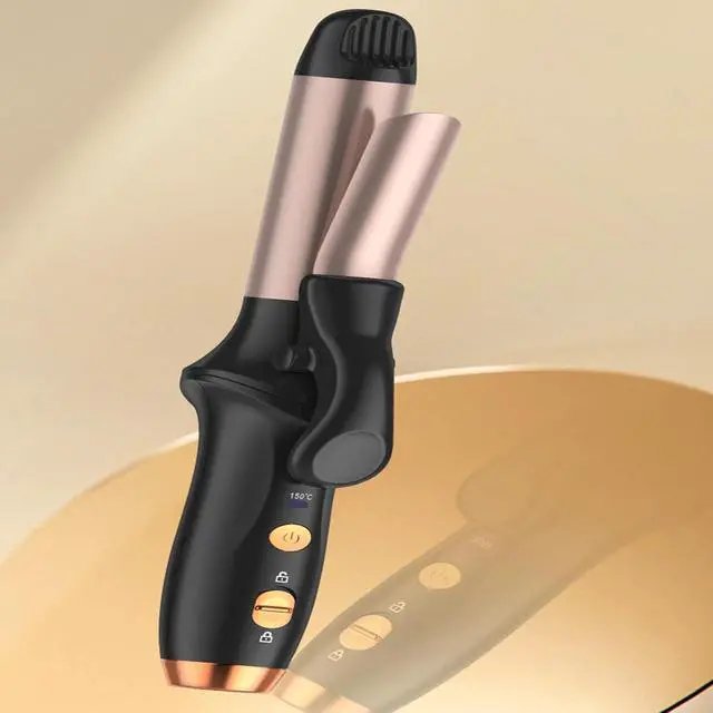 Alt view image 3 of 7 - Hair Curling Iron 3-Temperature Rechargeable Styler