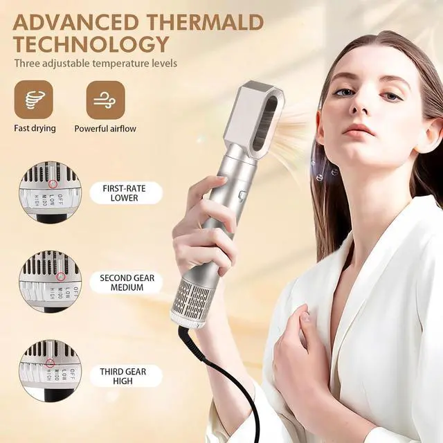 Alt view image 3 of 7 - Hair Styler 6 in 1 Magic Air Styler