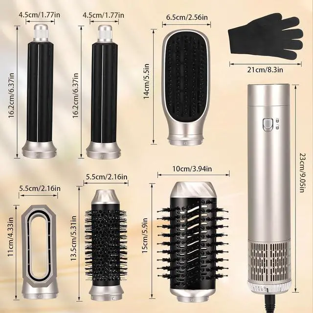 Alt view image 7 of 7 - Hair Styler 6 in 1 Magic Air Styler