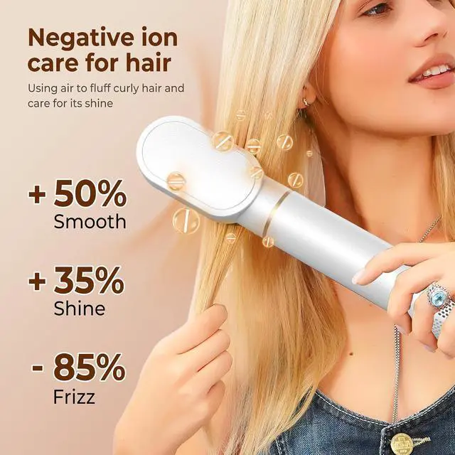 Alt view image 4 of 7 - 5 in 1 Hair Drying Brush The Multifunctional Hair Dryer Brush