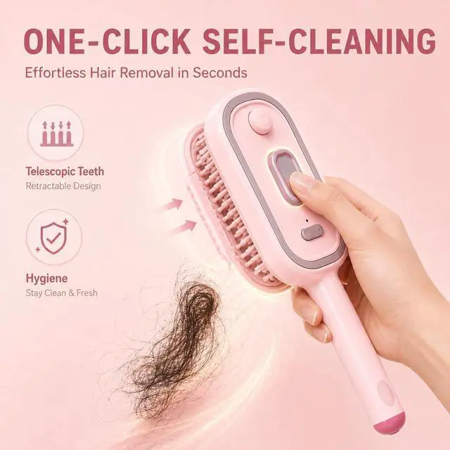 Alt view image 3 of 7 - Electric Steam Brush for Hair