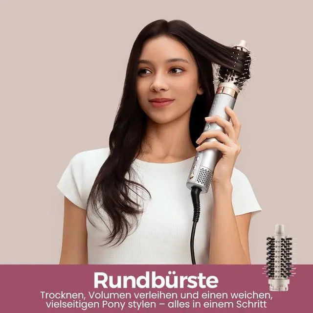 Alt view image 7 of 7 - 5-in-1 Airstyler High-Speed Ion Hair Dryer