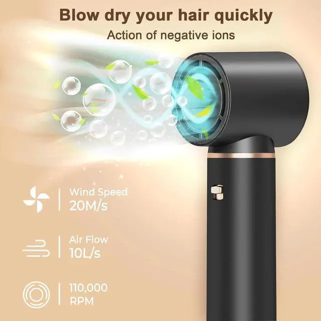 Alt view image 3 of 7 - Hair Dryer Brush 5 in 1 Blow Dryer Brush Set Hot Air Styler