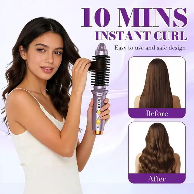 Alt view image 5 of 7 - Cordless Hot Brush for Short Hair