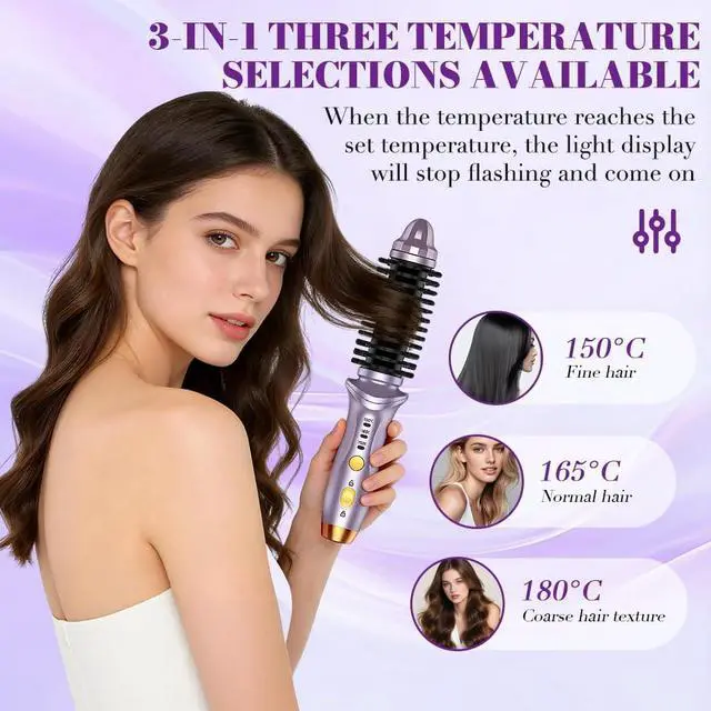 Alt view image 4 of 7 - Cordless Hot Brush for Short Hair
