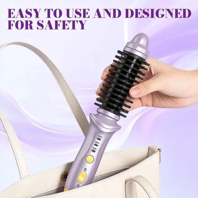 Alt view image 7 of 7 - Cordless Hot Brush for Short Hair