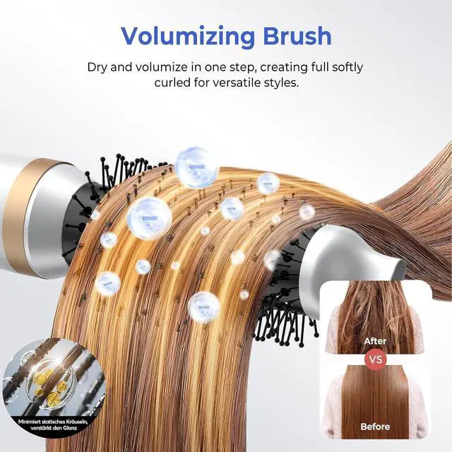 Alt view image 6 of 7 - Hair Dryer Brush 5 in 1