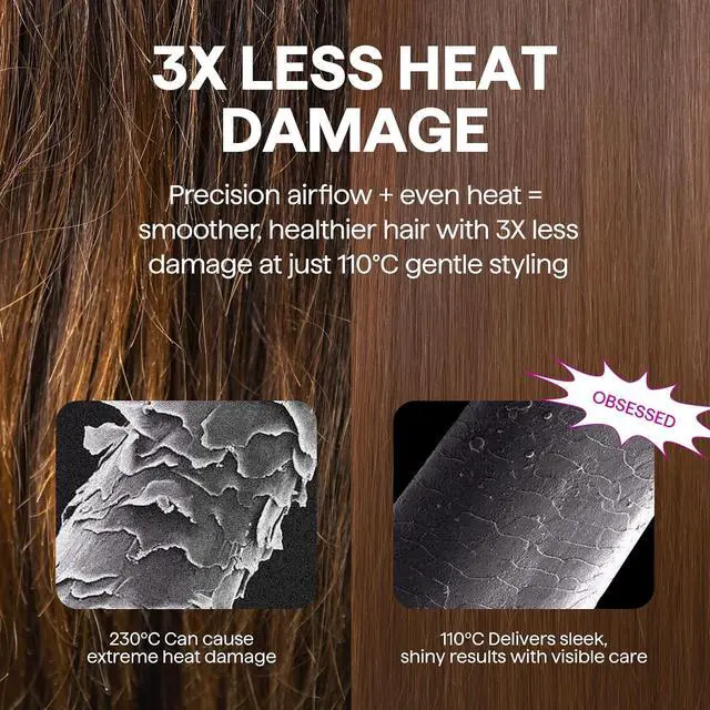 Alt view image 4 of 6 - Hair Dryer Brush 5-in-1 Hot Air Brush Set