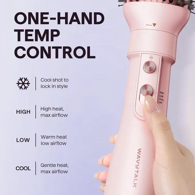 Alt view image 5 of 6 - Hair Dryer Brush 5-in-1 Hot Air Brush Set