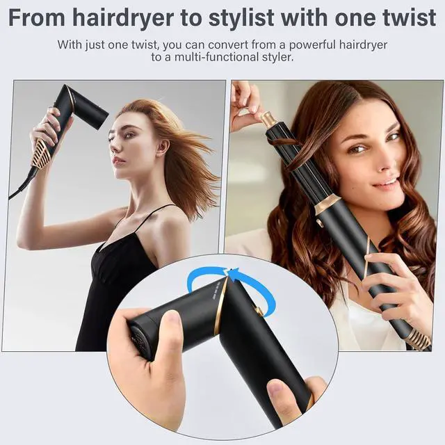 Alt view image 4 of 7 - Blow Dry Hair Styler 6 in 1
