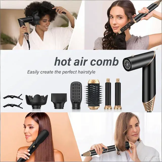 Alt view image 7 of 7 - Blow Dry Hair Styler 6 in 1
