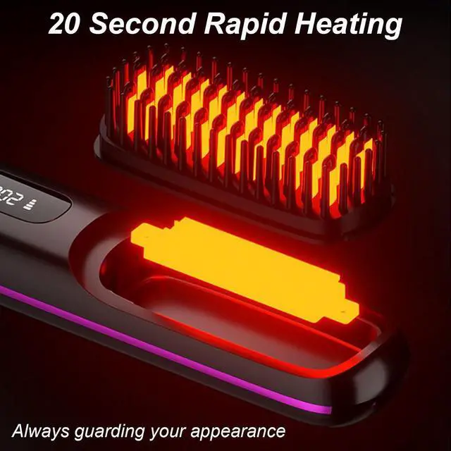 Alt view image 4 of 7 - Glow Wave Heated Brush for Short Hair