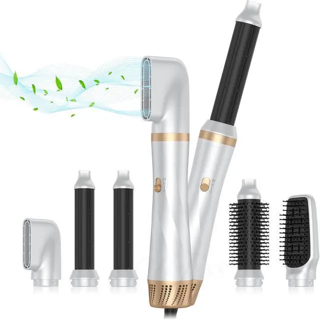 Alt view image 2 of 7 - Hair Dryer Brush 5 in 1 Blow Dryer Brush Set