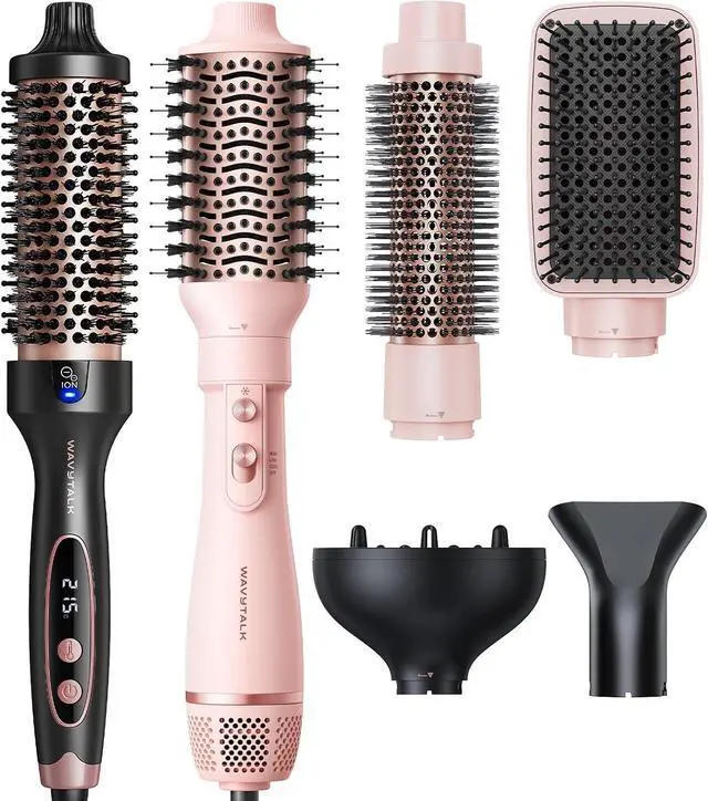 Main image of Blowout Boost Thermal Brush Rose Gold and Air Sculpt 5-in-1 Hair Dryer Brush