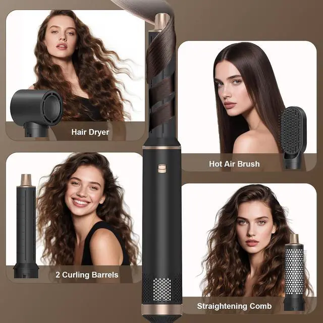 Alt view image 4 of 6 - 5 in 1 Hair Styler Magic Hair Styler Set