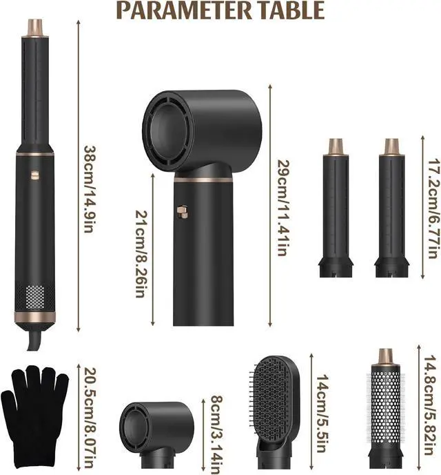 Alt view image 6 of 6 - 5 in 1 Hair Styler Magic Hair Styler Set