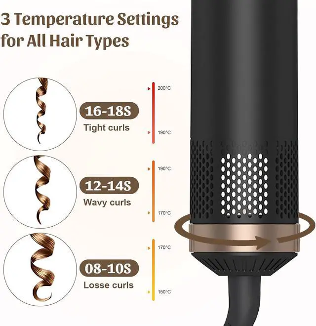 Alt view image 3 of 6 - 5 in 1 Hair Styler Magic Hair Styler Set