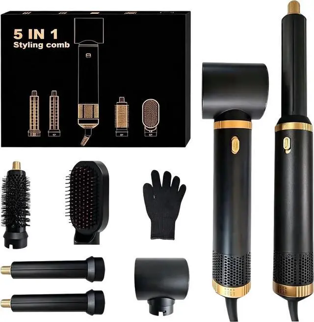 Main image of Hair Dryer Comb 5-in-1 Automatic air Curling Iron Set Hair