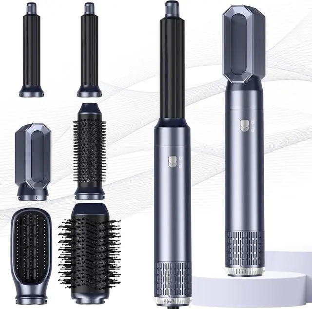 Main image of 1000W Air Styler Airbrush 6 in 1 Magic Styler Set Hair Styler